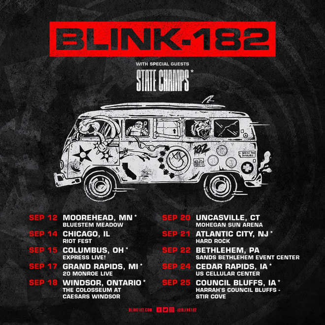 blink tour dates 2009
